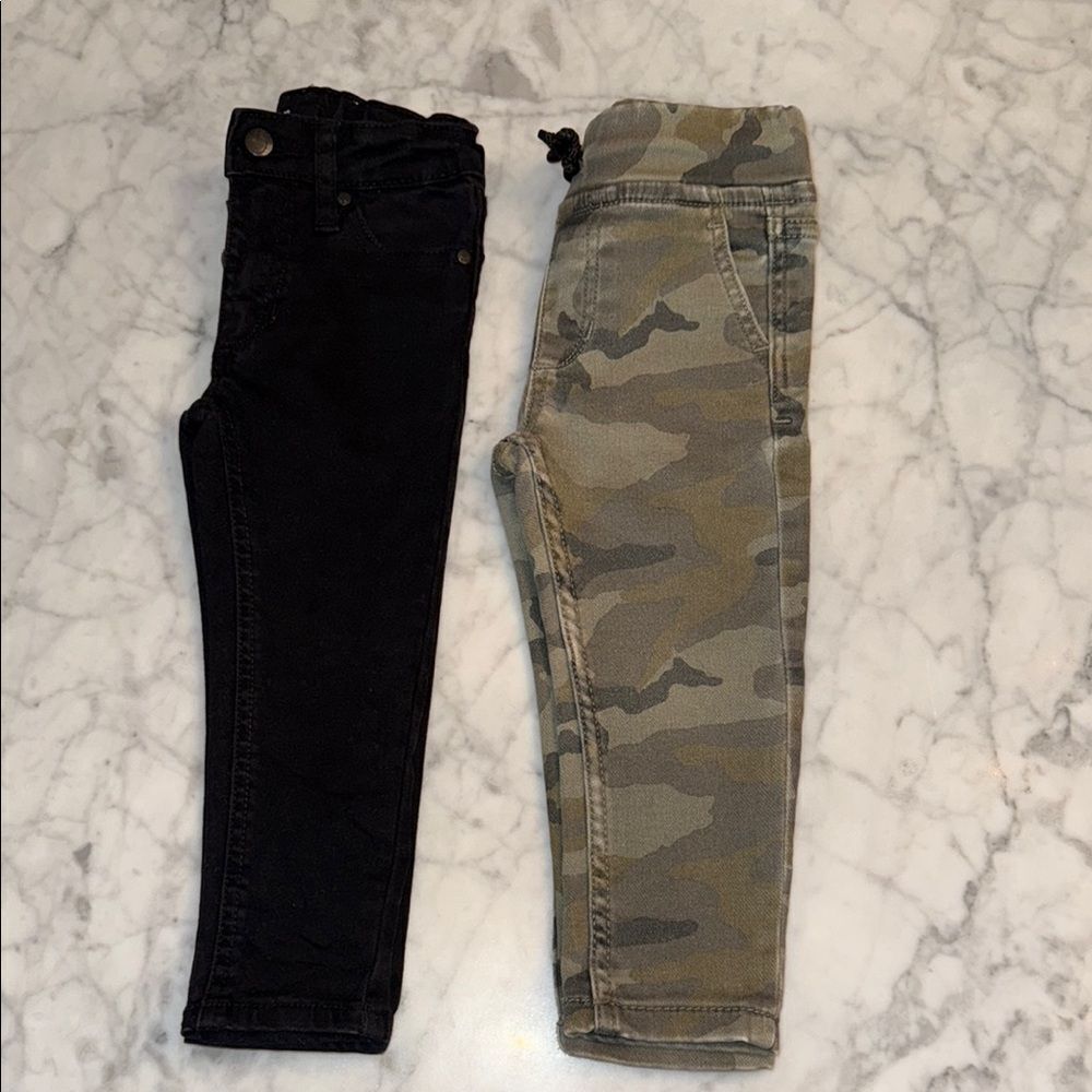 JOE’S Jeans Black & Camouflage Kids Bundle 2T